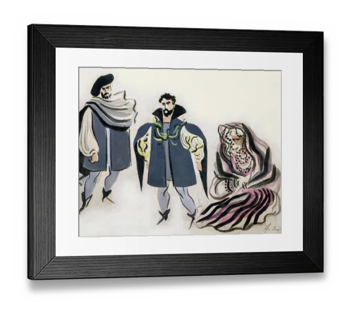 Framed Print : The King's Costumes Framed Print : The King's Costumes