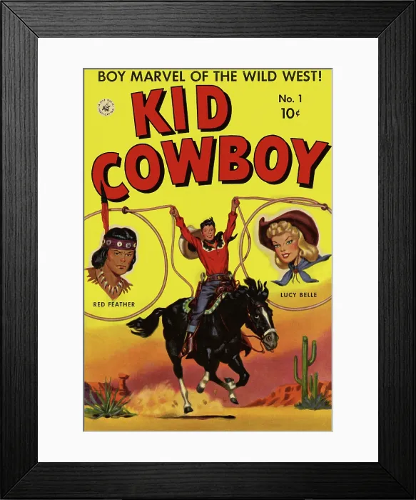 Framed Print : Boy Marvel of the Wild West! Framed Print : Boy Marvel of the Wild West!