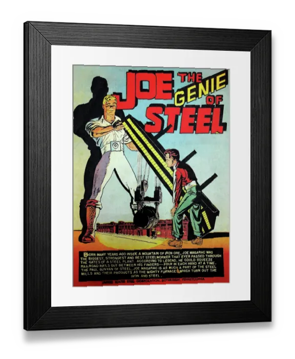 Framed Print : Joe the Genie of Steel Framed Print : Joe the Genie of Steel