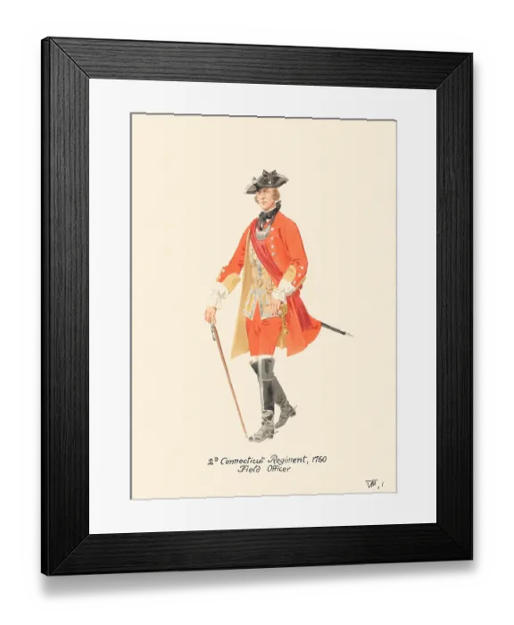 Framed Print : 2d Connecticut Field officer Framed Print : 2d Connecticut Field officer