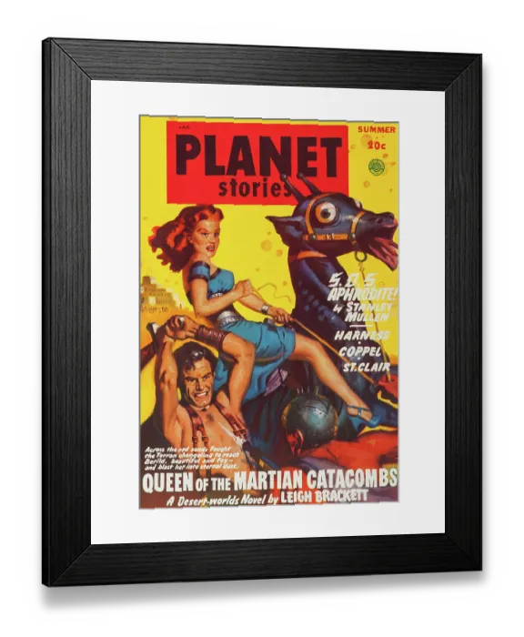 Framed Print : Queen of the Martian Catacombs Framed Print : Queen of the Martian Catacombs