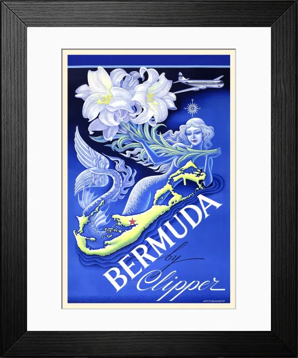 Framed Print : Bermuda by Clipper Framed Print : Bermuda by Clipper