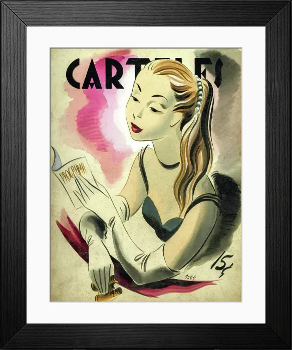 Framed Print : Carteles: Tonight's Program Framed Print : Carteles: Tonight's Program