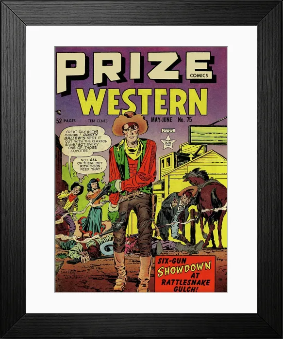 Framed Print : Six-Gun Showdown Framed Print : Six-Gun Showdown