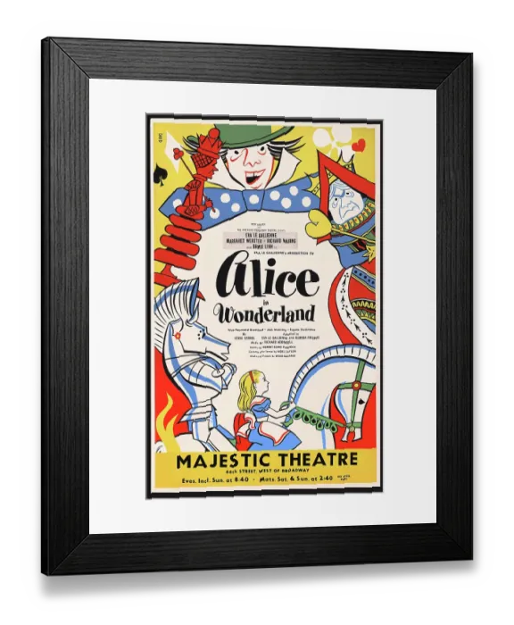 Framed Print : Alice in Wonderland Framed Print : Alice in Wonderland