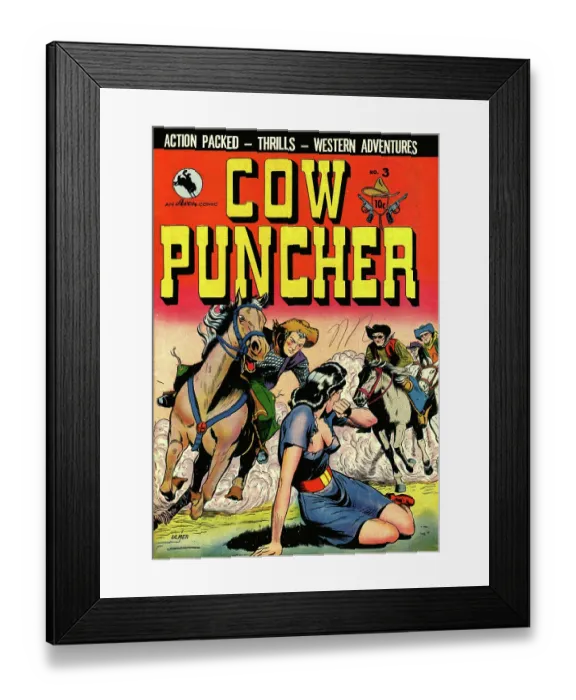 Framed Print : Cow Puncher #3 Framed Print : Cow Puncher #3