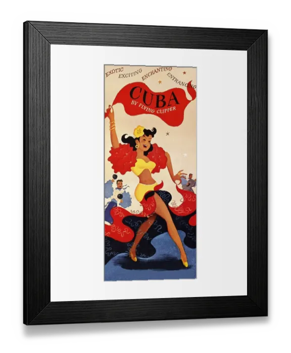 Framed Print : Cuba by Flying Clipper Framed Print : Cuba by Flying Clipper