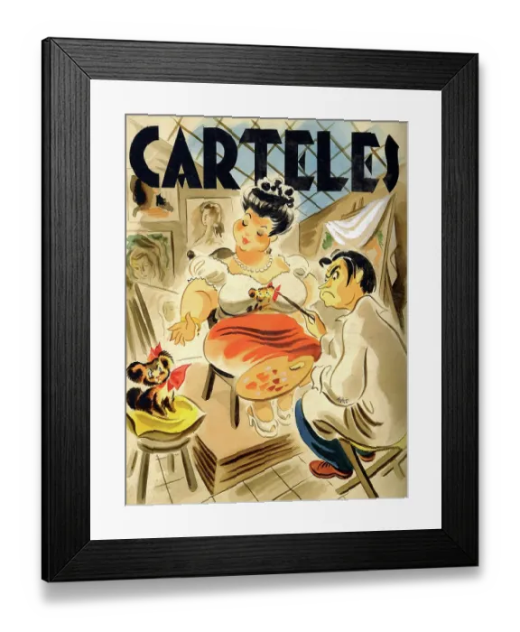 Framed Print : Carteles: Painter's Studio