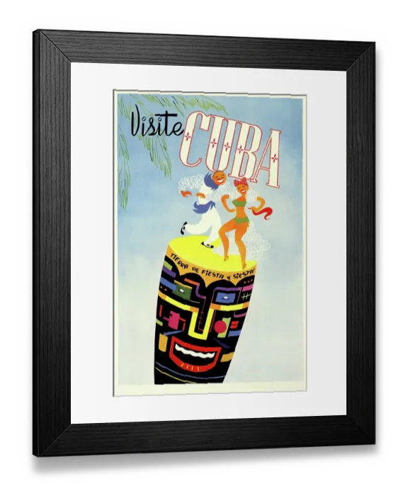Framed Print : Visite Cuba Framed Print : Visite Cuba