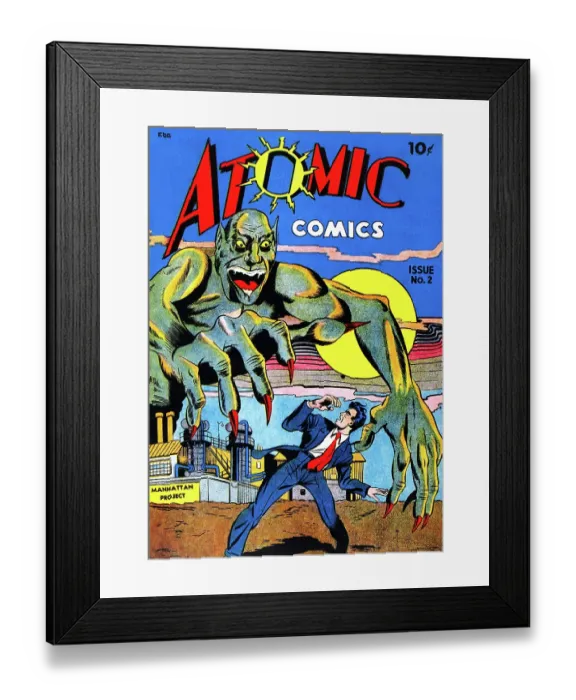 Framed Print : Atomic Comics #2