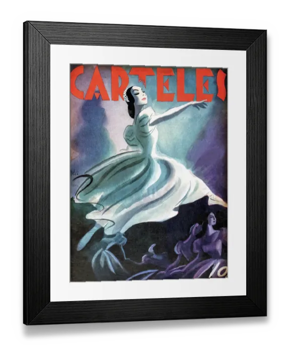 Framed Print : Carteles: At the Ballet Framed Print : Carteles: At the Ballet