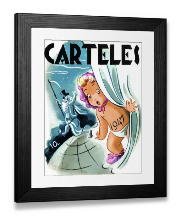 Framed Print : Carteles: 1947's New Day Framed Print : Carteles: 1947's New Day