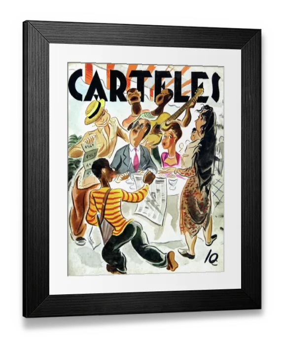 Framed Print : Carteles: Un-quiet Dining