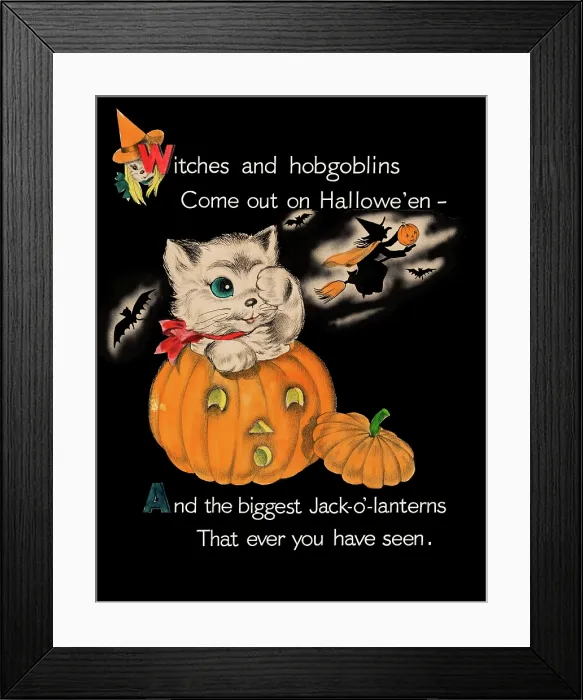 Framed Print : Witches and Hobgoblins Come out Framed Print : Witches and Hobgoblins Come out
