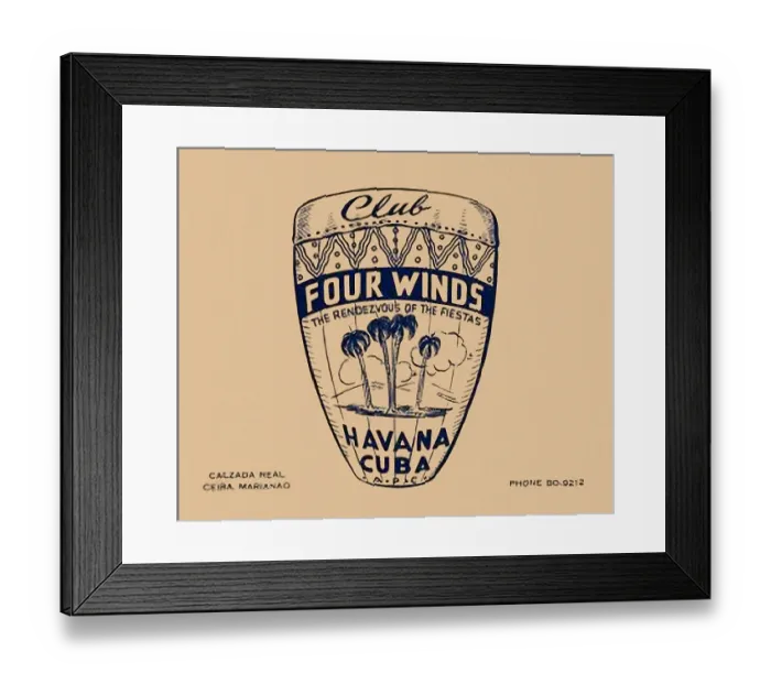 Framed Print : Club Four Winds Framed Print : Club Four Winds