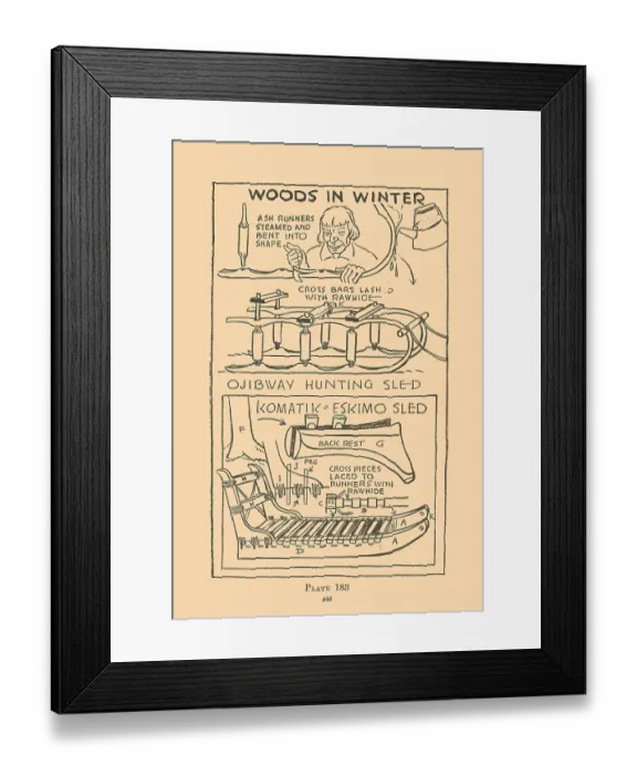 Framed Print : Woods in Winter III Framed Print : Woods in Winter III