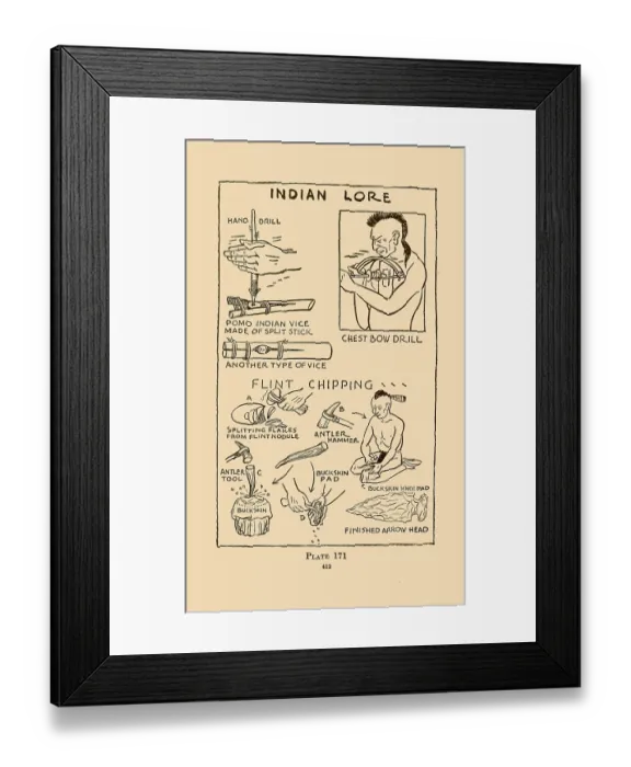 Framed Print : Indian Lore III Framed Print : Indian Lore III