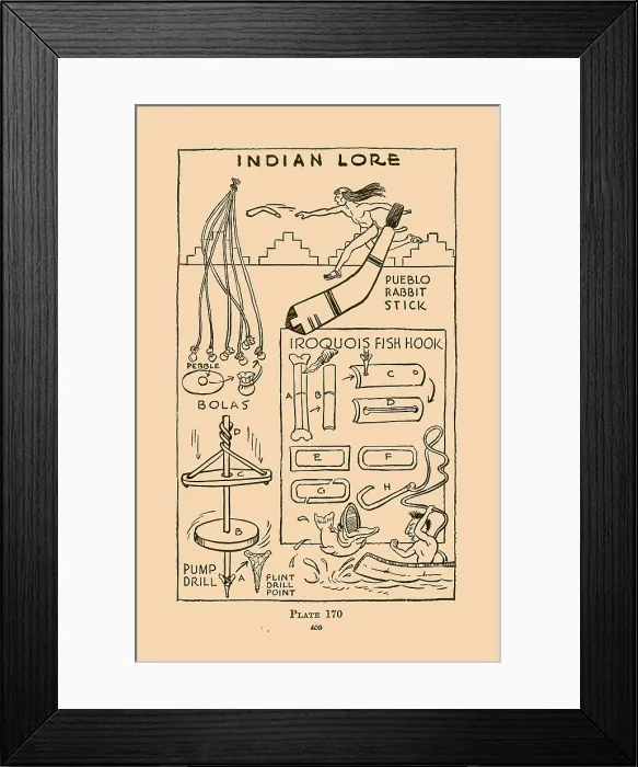 Framed Print : Indian Lore II Framed Print : Indian Lore II