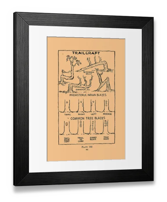 Framed Print : Trailcraft - Blazes Framed Print : Trailcraft - Blazes