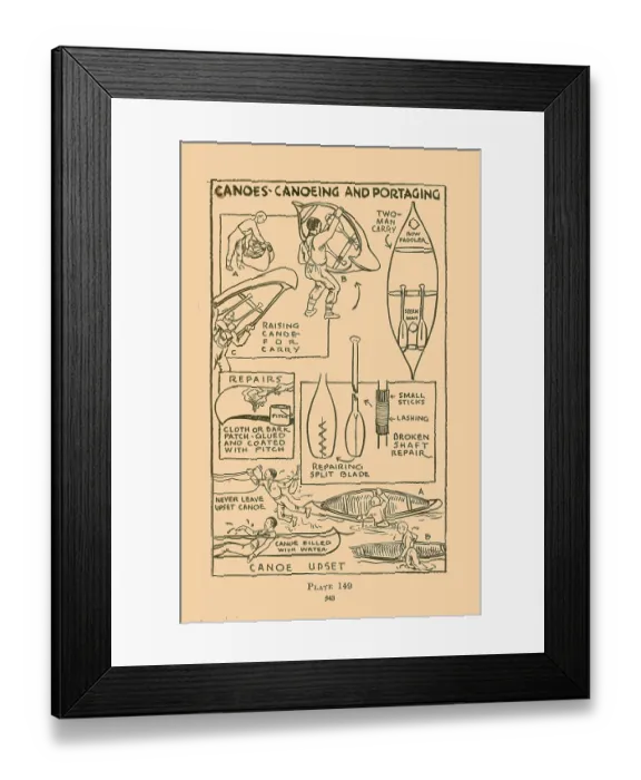 Framed Print : Canoeing and Portaging V Framed Print : Canoeing and Portaging V