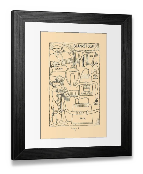 Framed Print : Blanket Coat Framed Print : Blanket Coat