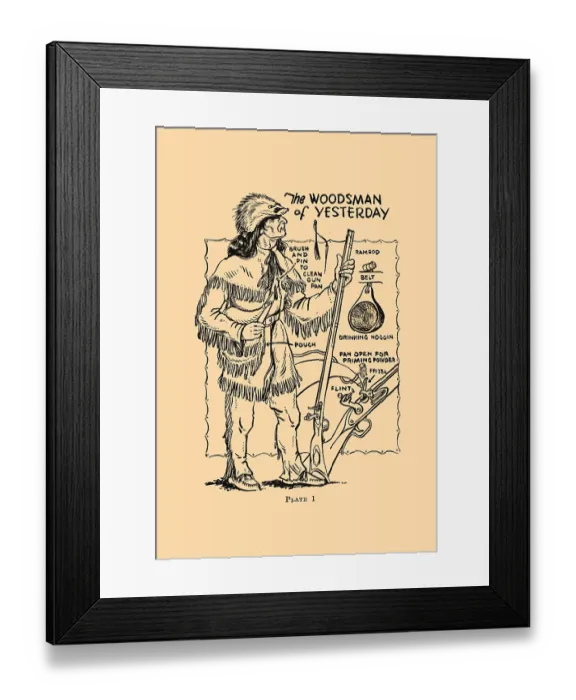 Framed Print : The Woodsman of Yesterday Framed Print : The Woodsman of Yesterday