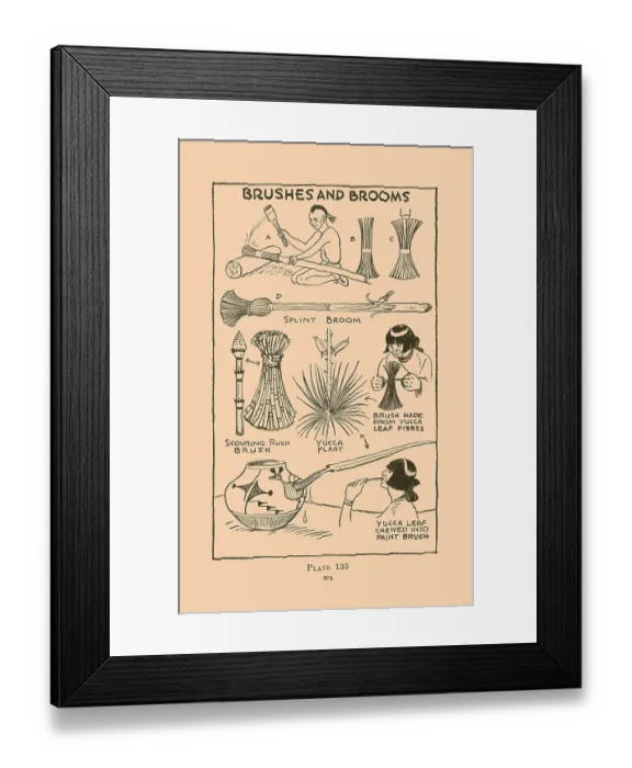 Framed Print : Brushes and Brooms Framed Print : Brushes and Brooms