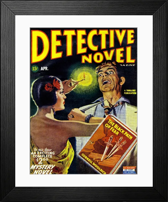 Framed Print : The Black Path of Fear Framed Print : The Black Path of Fear