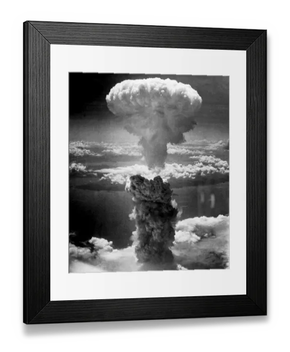 Framed Print : Atomic Cloud over Nagasaki Framed Print : Atomic Cloud over Nagasaki