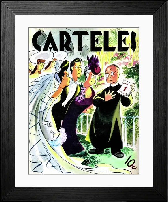 Framed Print : Carteles: There's a Wedding