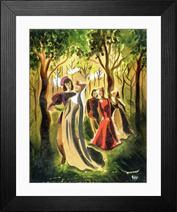 Framed Print : Coupling in the Woods Framed Print : Coupling in the Woods