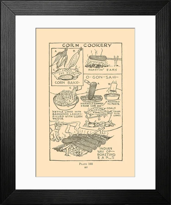 Framed Print : Corn Cookery Framed Print : Corn Cookery