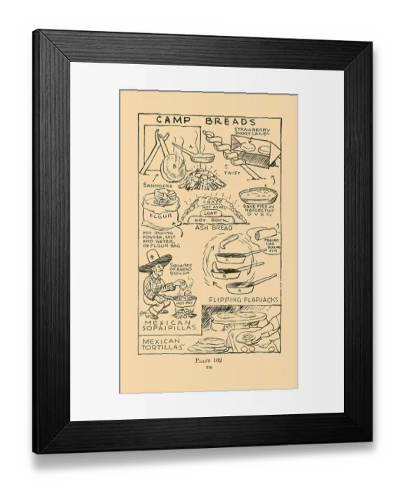 Framed Print : Camp Breads Framed Print : Camp Breads