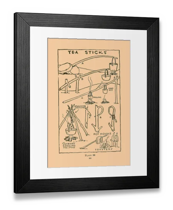 Framed Print : Tea Sticks