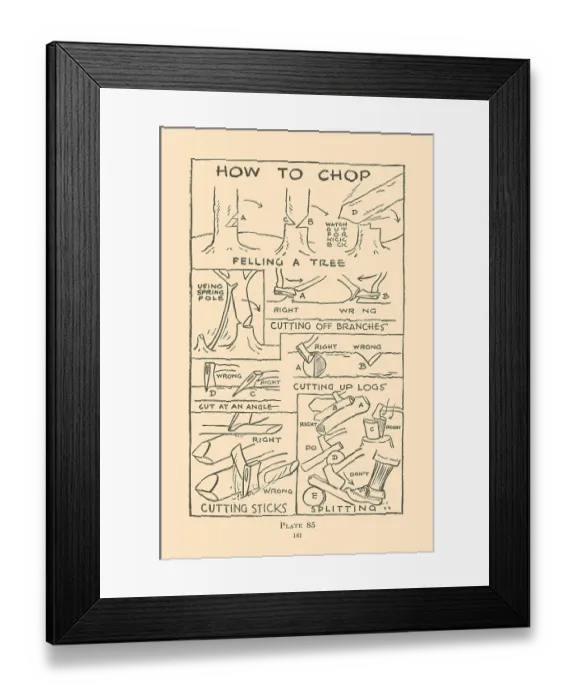 Framed Print : How to Chop Framed Print : How to Chop