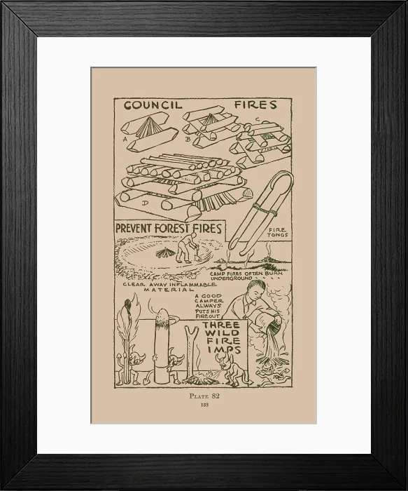Framed Print : Council Fires Framed Print : Council Fires