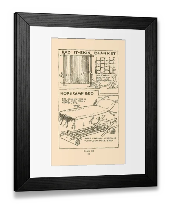 Framed Print : Rab-It Skin Blanket Framed Print : Rab-It Skin Blanket