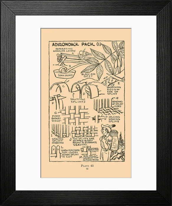 Framed Print : Adirondac Pack Framed Print : Adirondac Pack