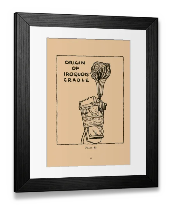 Framed Print : Origin of Iroquois Cradle Framed Print : Origin of Iroquois Cradle