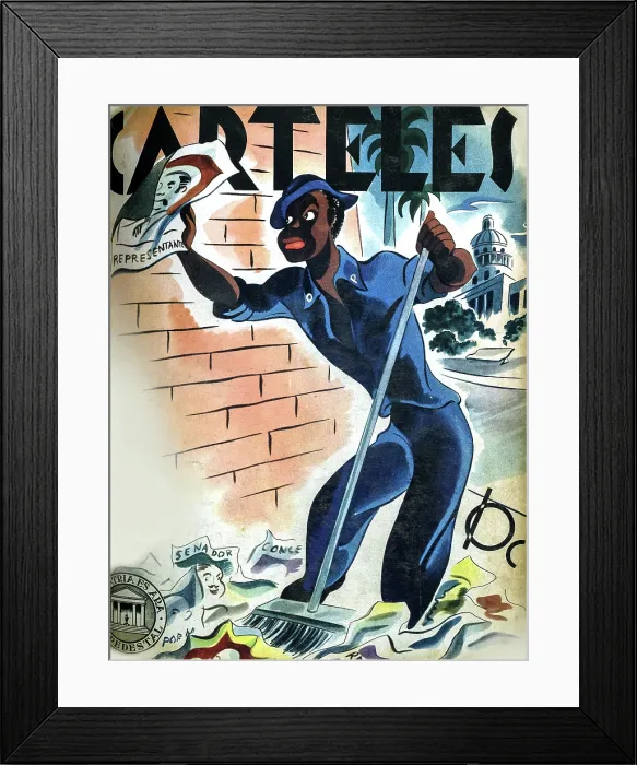 Framed Print : Carteles: Sweeping the Elections Framed Print : Carteles: Sweeping the Elections