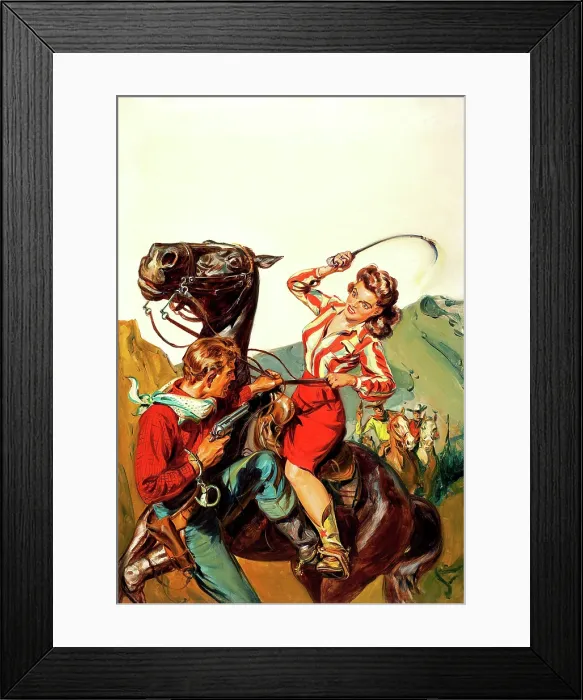 Framed Print : One Against the Holster Horde Framed Print : One Against the Holster Horde