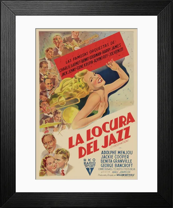 Framed Print : La Locura del Jazz Framed Print : La Locura del Jazz