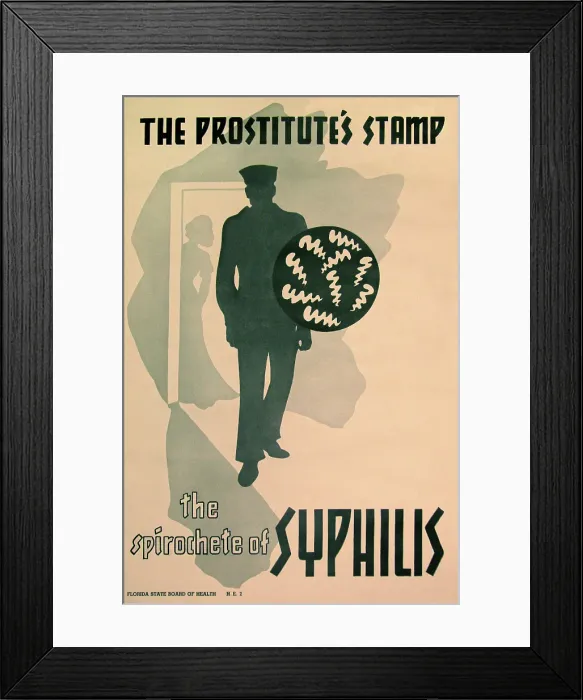 Framed Print : The Prostitute's Stamp Framed Print : The Prostitute's Stamp