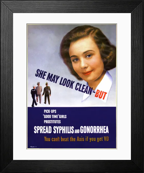 Framed Print : She May Look Clean - But Framed Print : She May Look Clean - But
