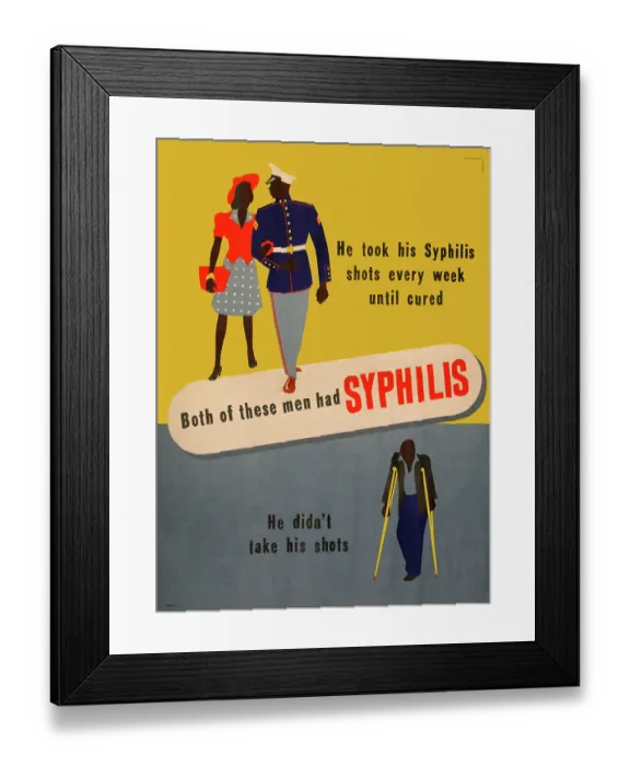 Framed Print : Both of these Men had Syphilis Framed Print : Both of these Men had Syphilis