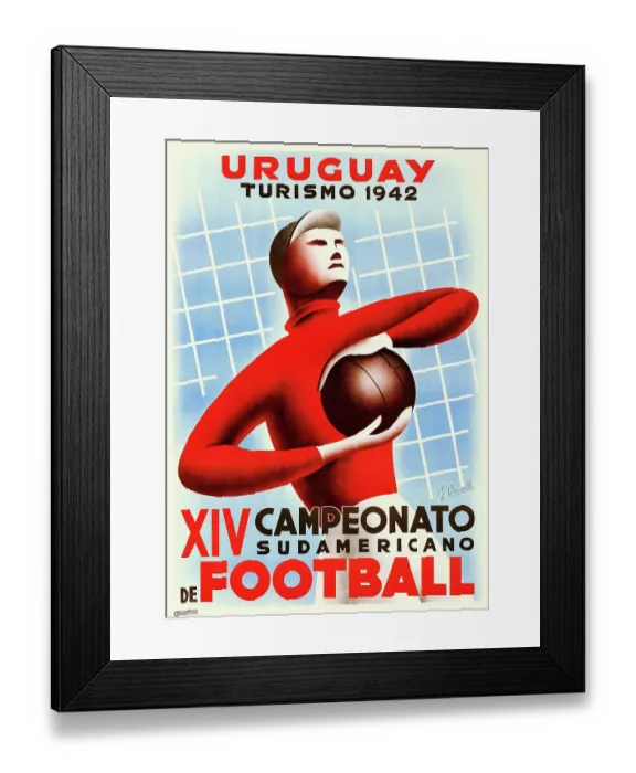 Framed Print : XIV Campeonato Sudamericano de Football Framed Print : XIV Campeonato Sudamericano de Football