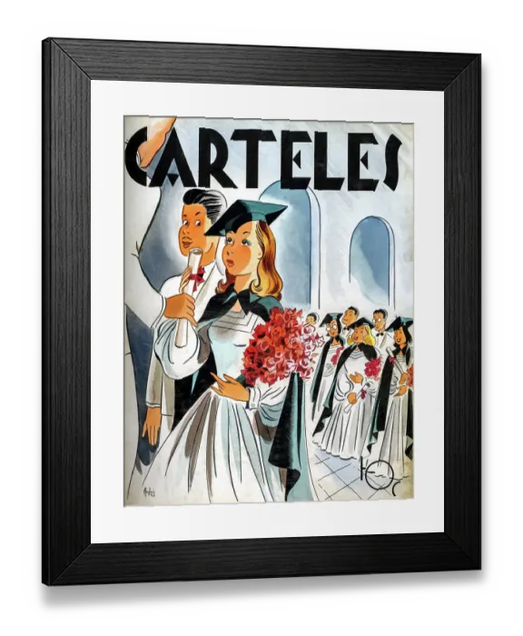 Framed Print : Carteles: Graduation Honors Framed Print : Carteles: Graduation Honors
