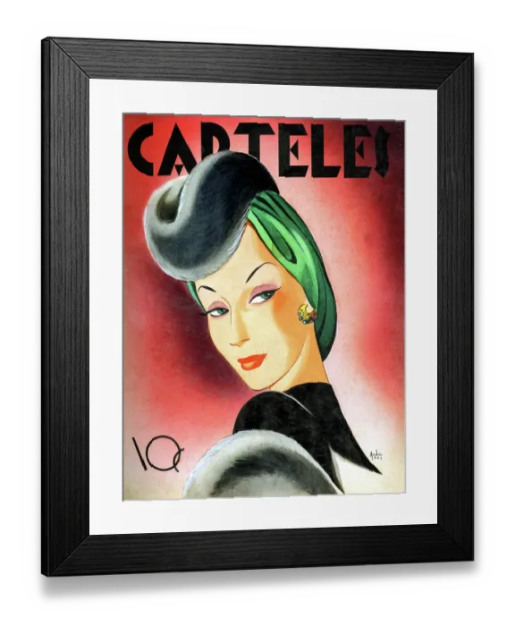 Framed Print : Carteles: The Look Framed Print : Carteles: The Look
