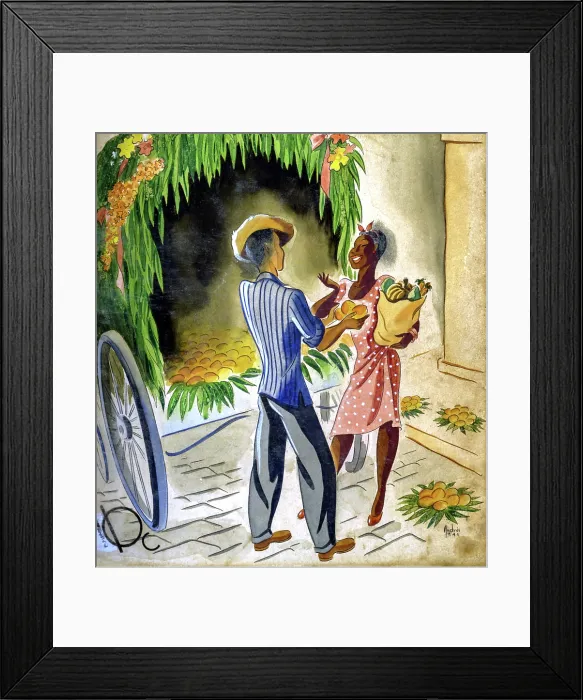 Framed Print : Fruit Seller Framed Print : Fruit Seller