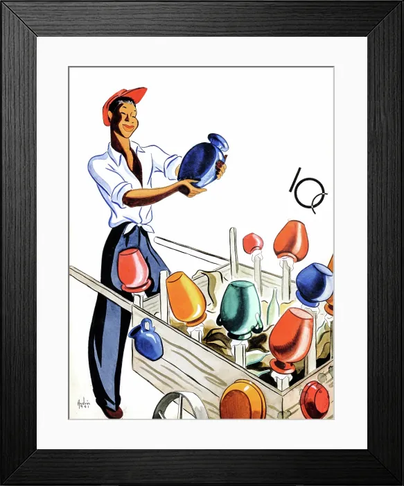 Framed Print : Pottery Vending Framed Print : Pottery Vending